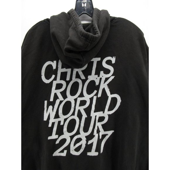 Chris Rock Sweatshirt XXL 2017 World Tour Stand Up Comedian Full Zip - Picture 7 of 11